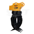 Tractor Mounted Log Skidding Grapple Excavator Mechanical Grapple